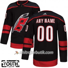 Barn Ishockey Carolina Hurricanes Tröja med eget tryck Alternate Adidas 2018-19 Authentic